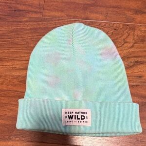 Keep Nature Wild Tie Dye Beanie